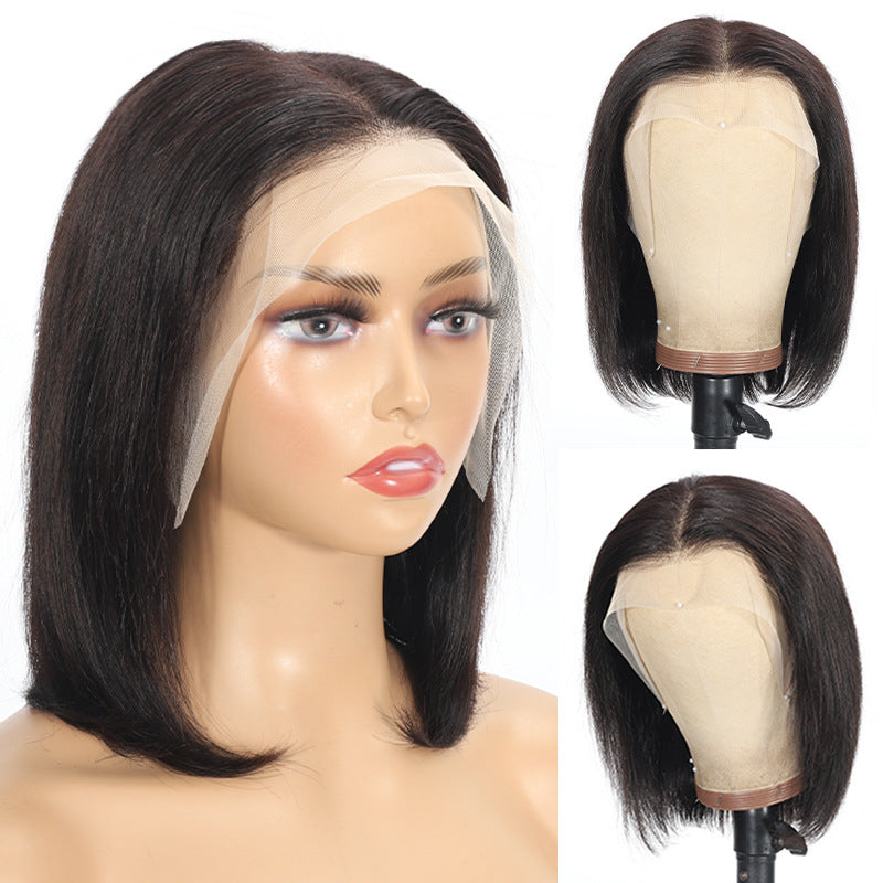 Peluca Bob Premium 13x4 con Diadema - Cabello Humano Real