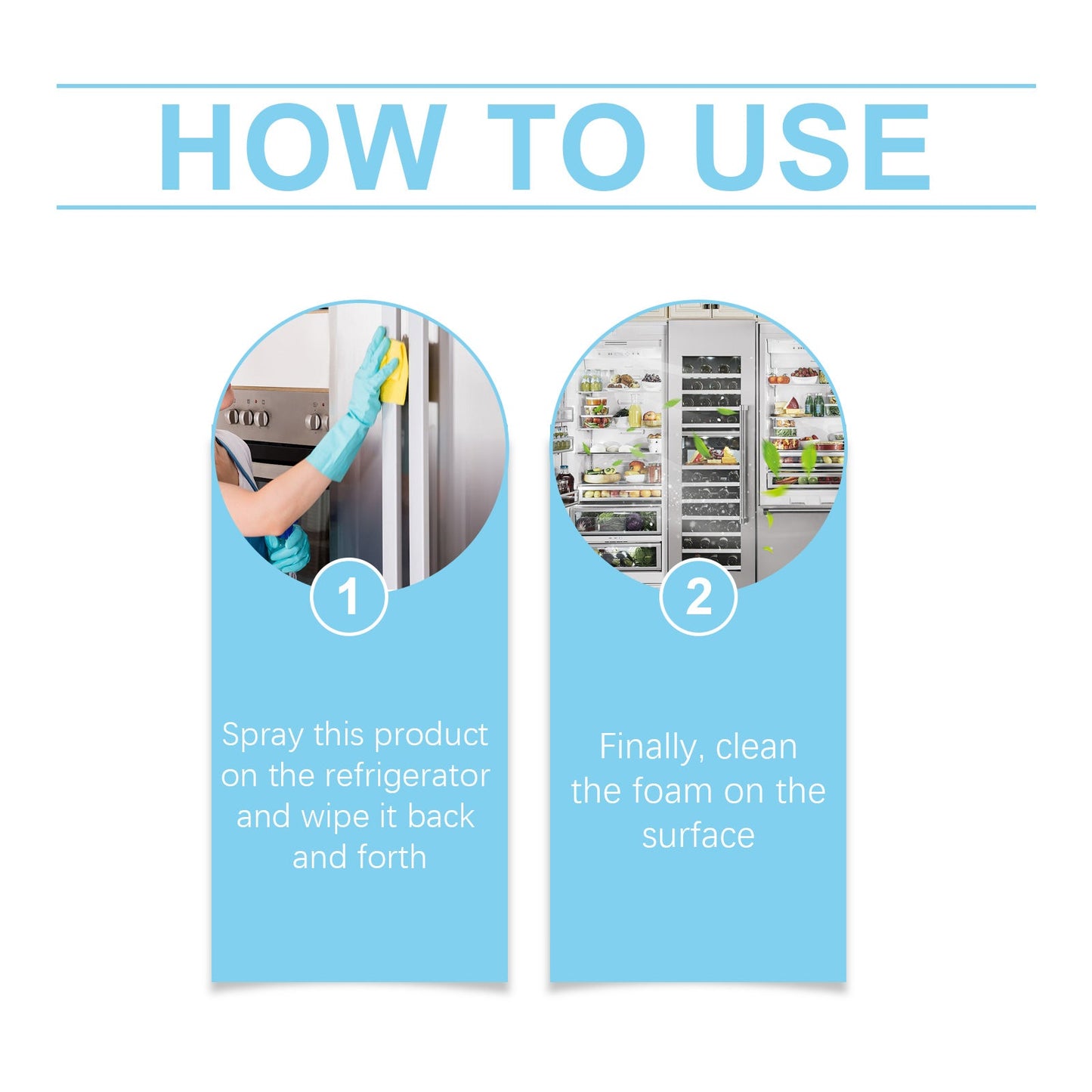 Premium Refrigerator Deodorant Cleaner Spray