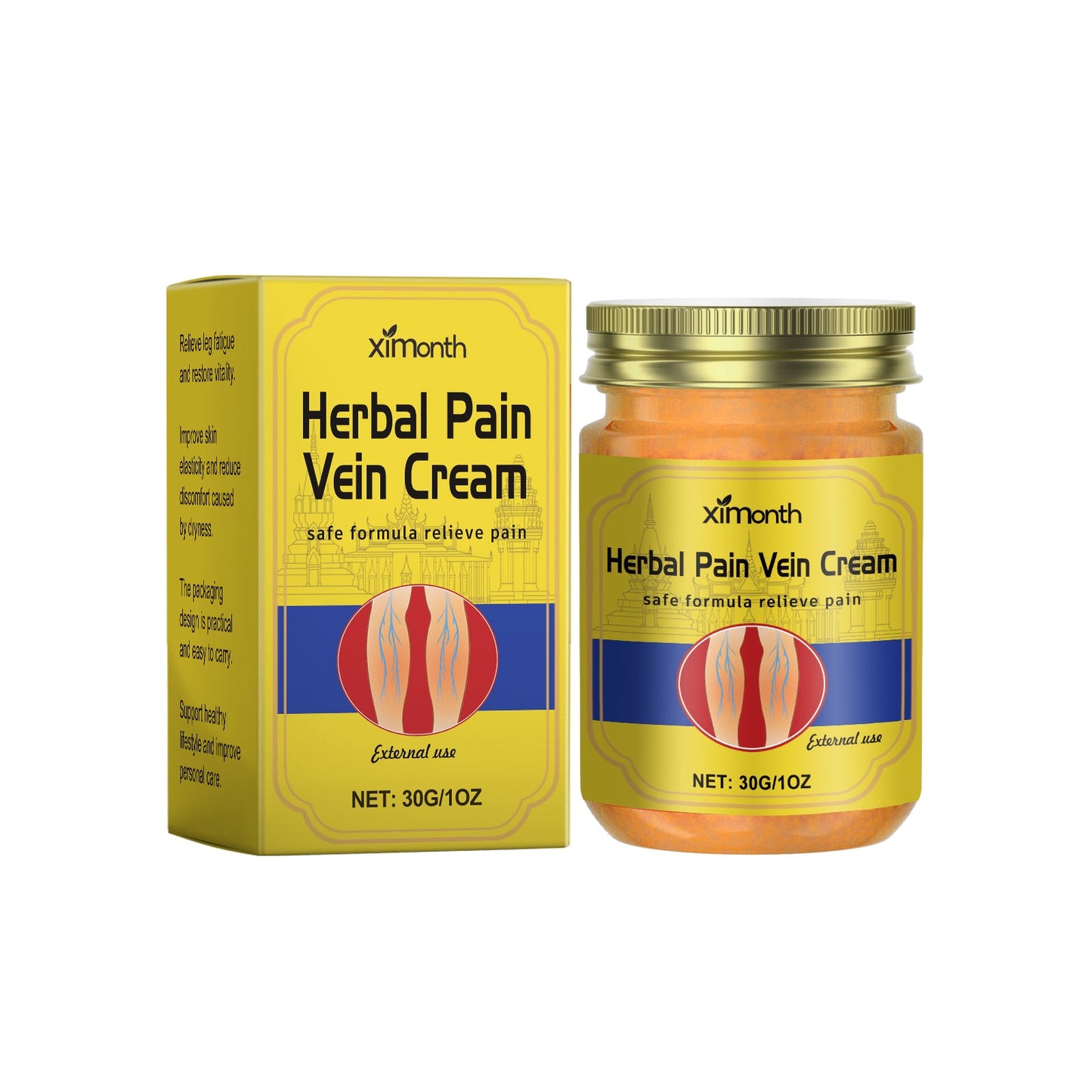 Herbal Leg Care Cream, Pamper, Massage, Repair And Relieve Uncomfortable Legs - Korvel