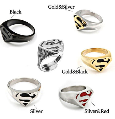 Superman Men's Ring European and American Fashion - Korvel