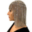 Big diamond tassel headwear water diamond full diamond temperament ethnic style hat - Korvel