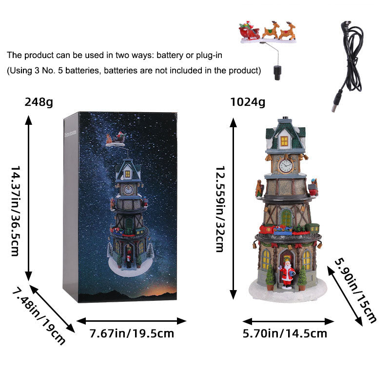 Luminous Rotating Music Box - Perfect Holiday Gift