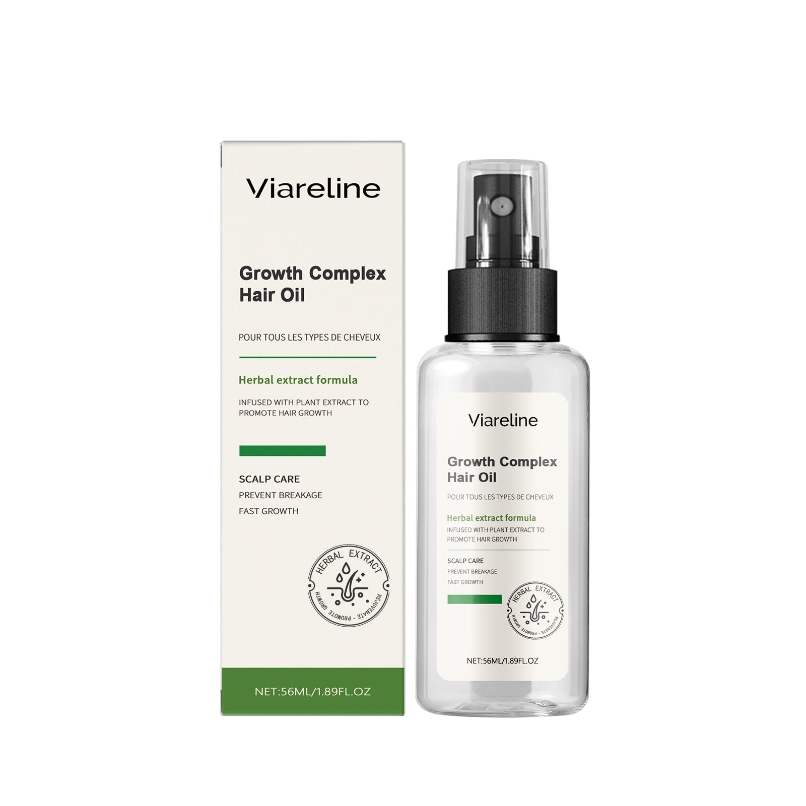 Herbal Hair Care Essential Oil Repair Dry, Hydrating, Smooth And Improve Frizzy Hair Care Essence - Korvel