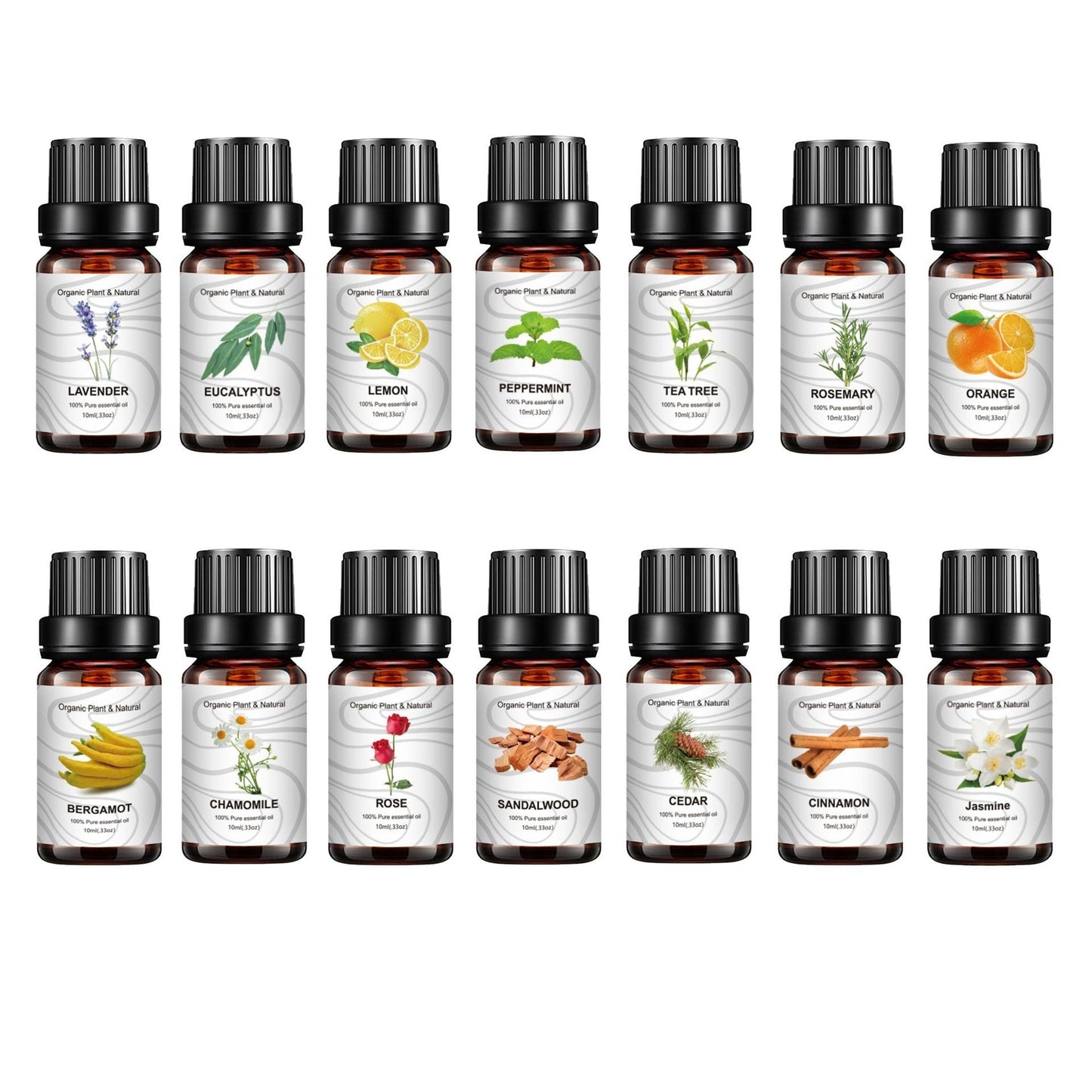 14 Piece Cross border Unilateral Essential Oil Set Box Unisex 14 Pack Body Set 10ml - Korvel