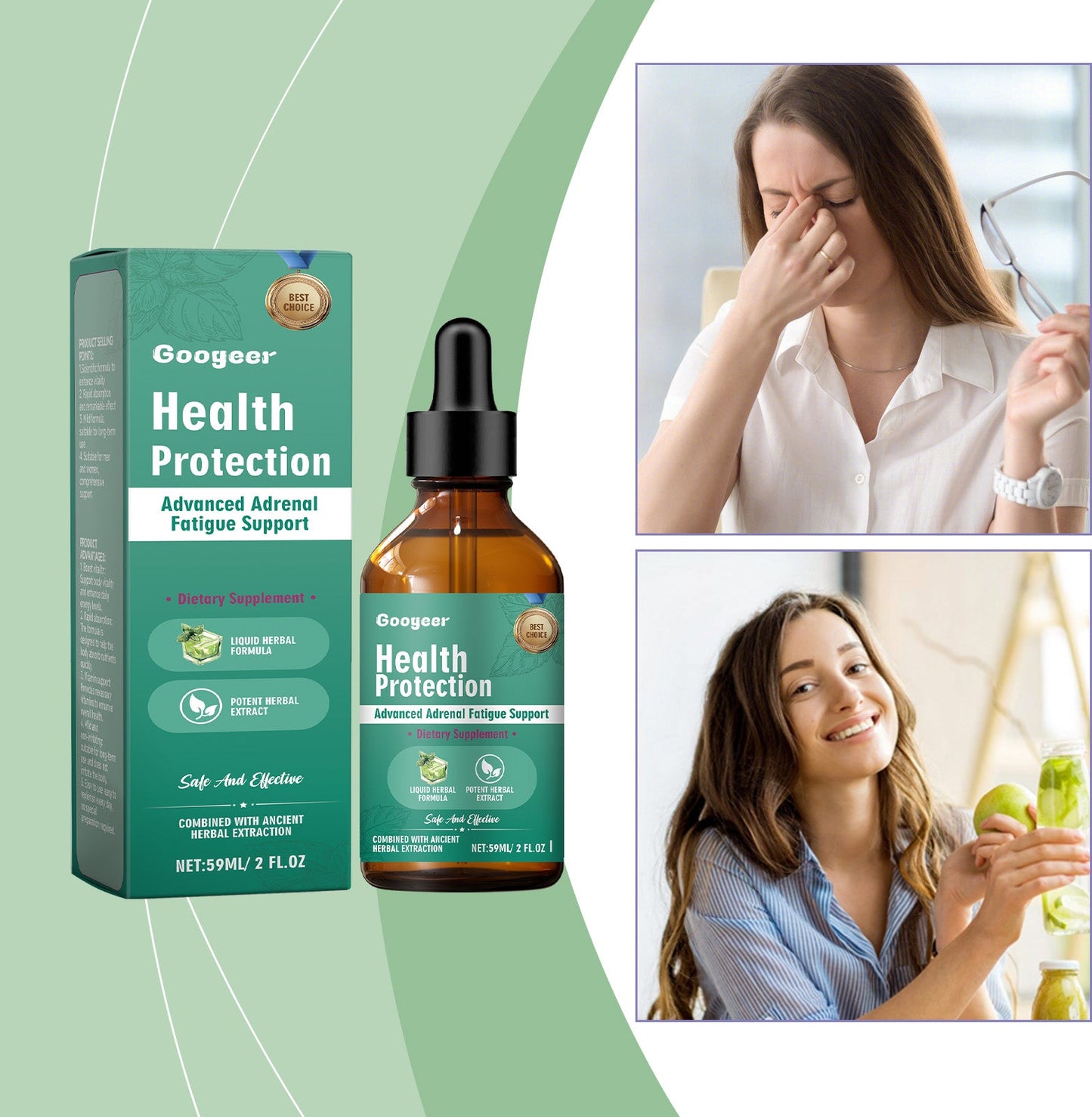 Premium Herbal Adrenal Support Supplement