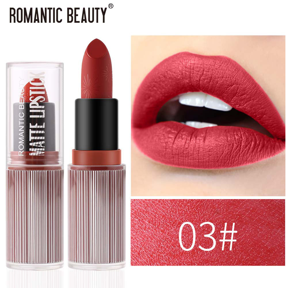 Romantic Beauty Transparent Tube Printed Lipstick Is Waterproof And Not Easy To Touch Cup Multi-Color Lip Gloss - Korvel