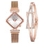 Women Square Watch Luxury Ladies Quartz Magnet Buckle Gradient Color Watches Relogio Feminino For Gift Clock - Korvel
