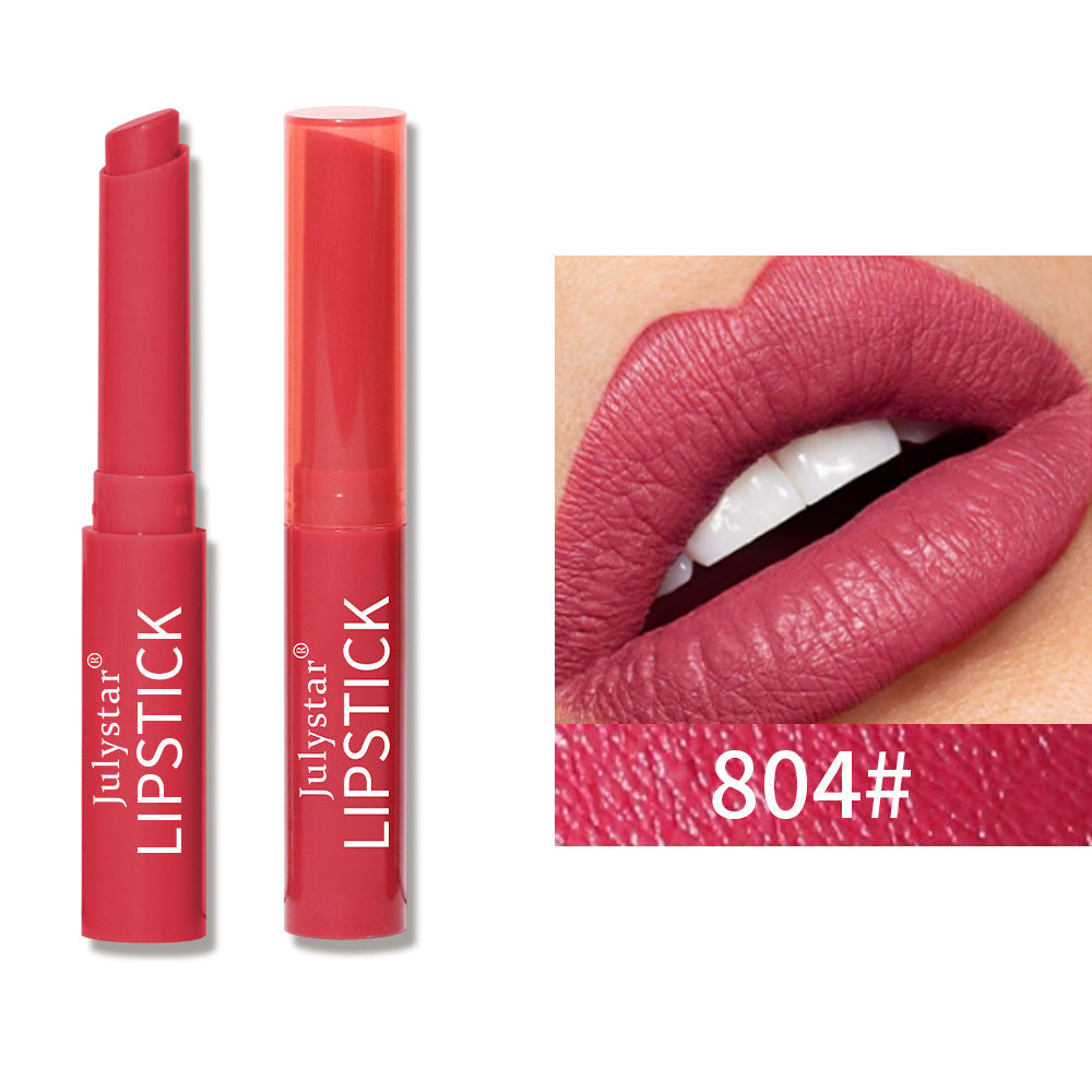 Rouge à lèvres mat velouté - Collection de six couleurs