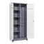 Metal storage cabinets, lockable cleaning tool cabinets, high broom tool organizers, and large storage cabinets in storage store - Korvel
