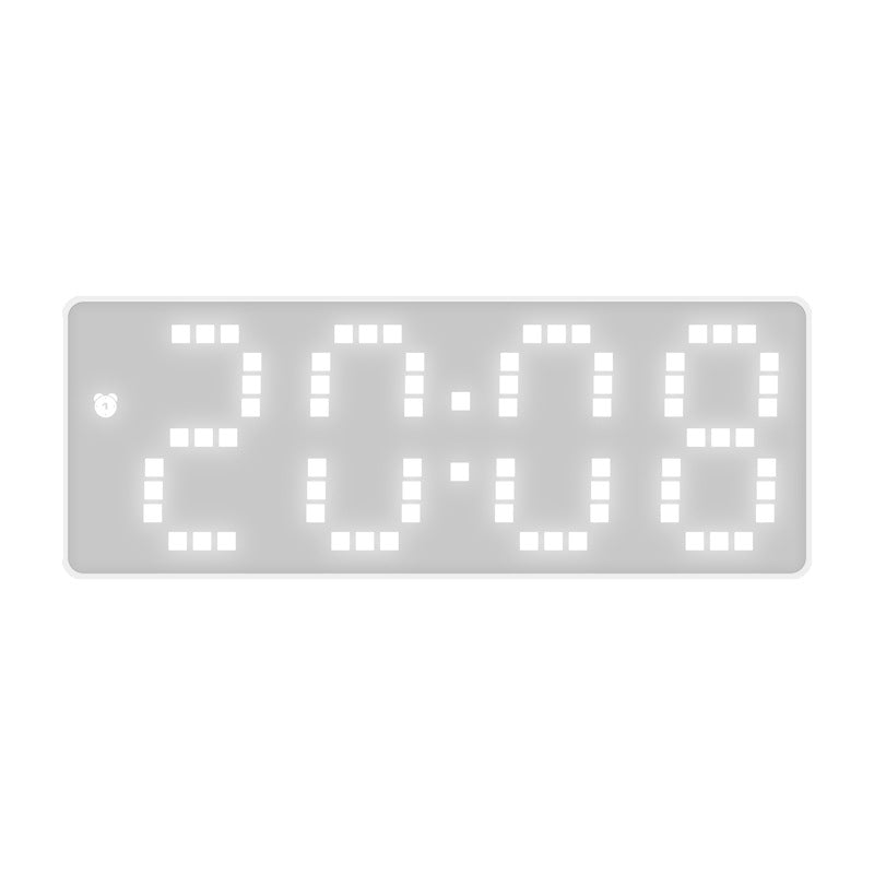 Simple Style LED Electronic Alarm Clock Battery and Plug-in Dual-use Timepiece Yida Time - Korvel