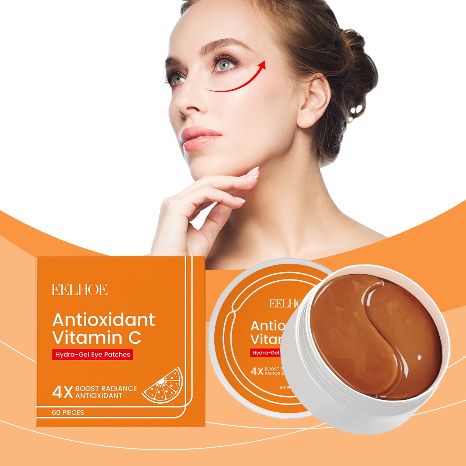 Vitamin C Under Eye Patch Bag Care Cool And Moisturize The Skin Around The Eyes Eye Mask Patch - Korvel