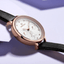 Montre de Luxe Élégante pour Femme avec Double Zircon et Chronomètre