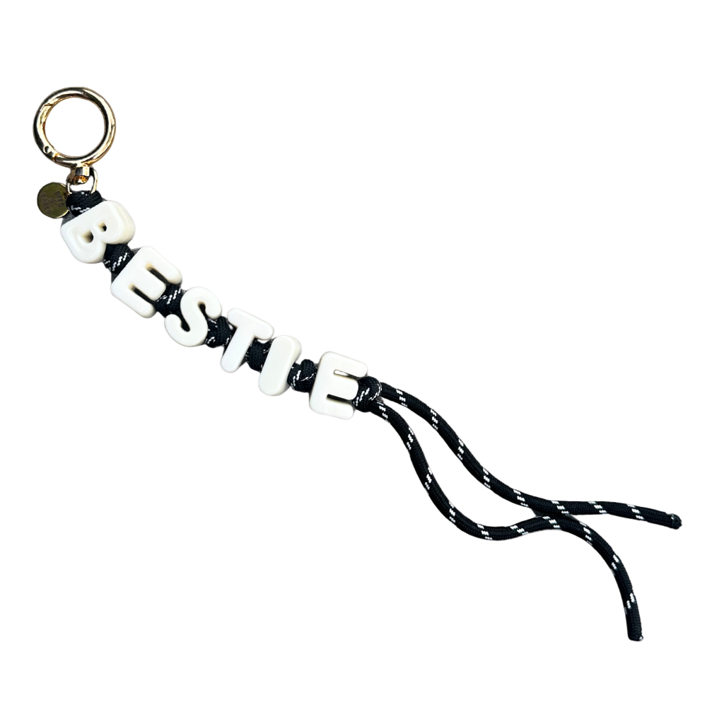 Bestie Bag Charm - Stylish Keychain Accessory