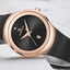 Montre en acier inoxydable élégante pour femme avec bracelet tressé