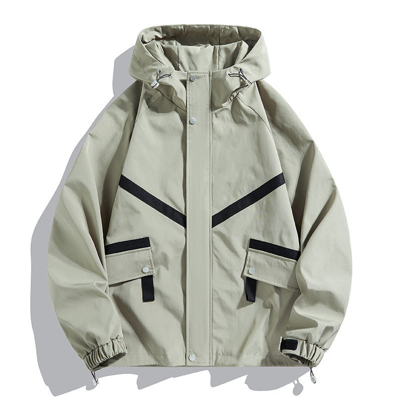 Veste imperméable à capuche élégante pour les loisirs en plein air