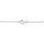 .925 Sterling Silver Double Heart Pendant Necklace