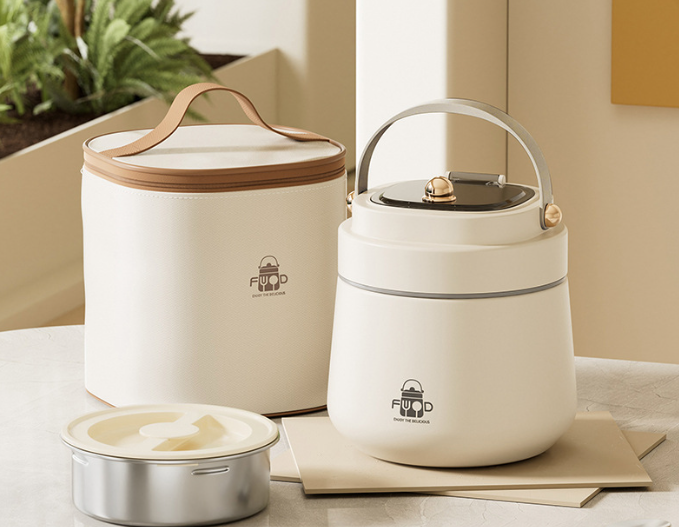 Premium Stainless Steel Insulated Lunch Box with Cutlery
