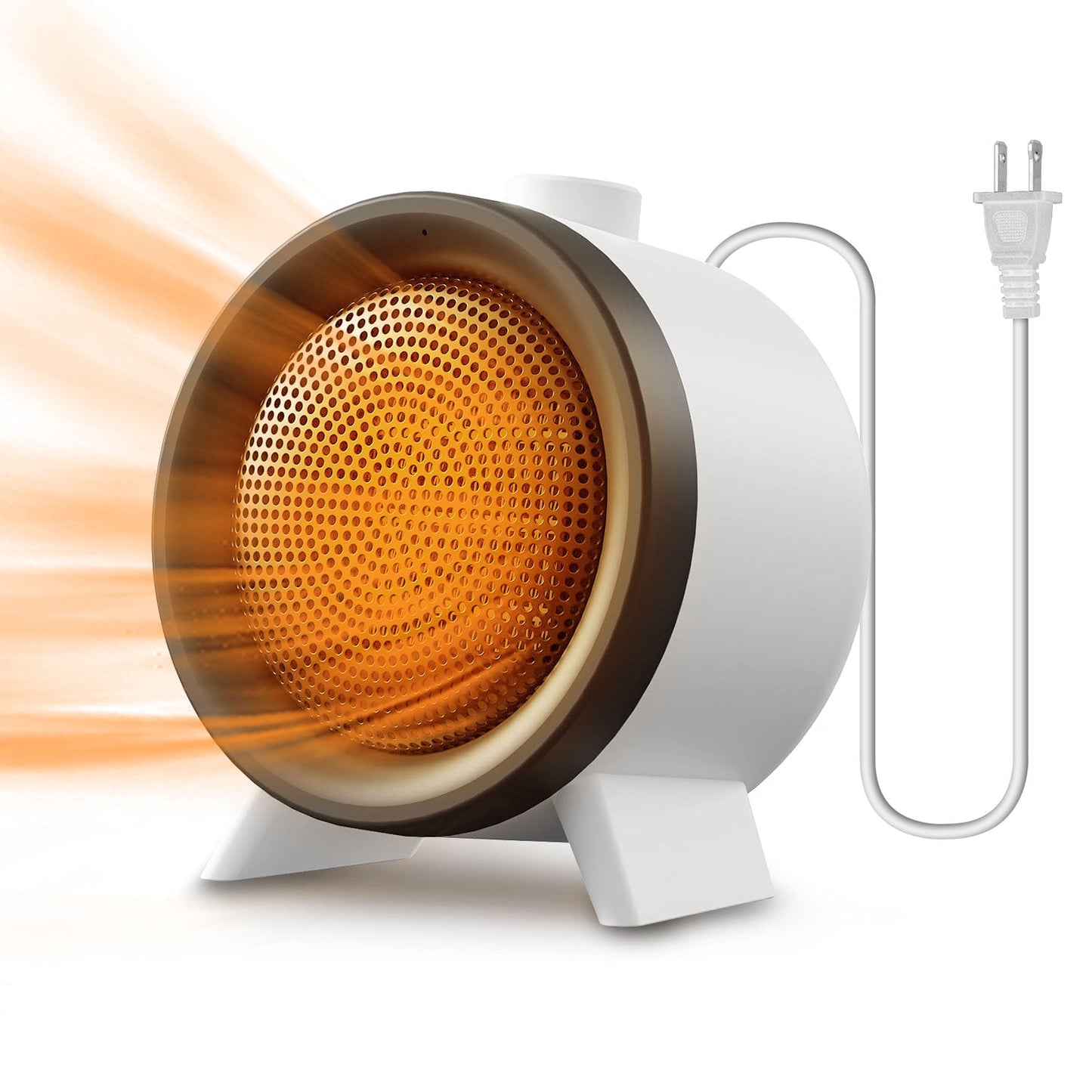 Gbruno 1000W Ceramic Electric Space Heater - Fast Heating & Safety Features