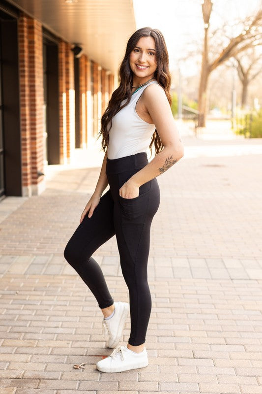 Sleek Pocket Collection Full Length Leggings R2