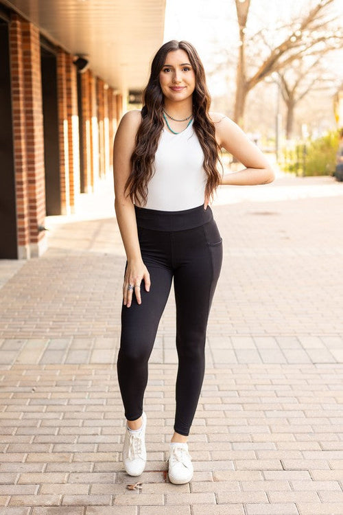 Sleek Pocket Collection Full Length Leggings R2