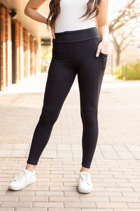 Sleek Pocket Collection Full Length Leggings R2
