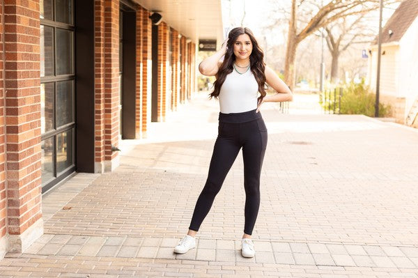 Sleek Pocket Collection Full Length Leggings R2