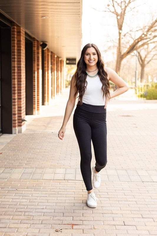 Sleek Pocket Collection Full Length Leggings R2
