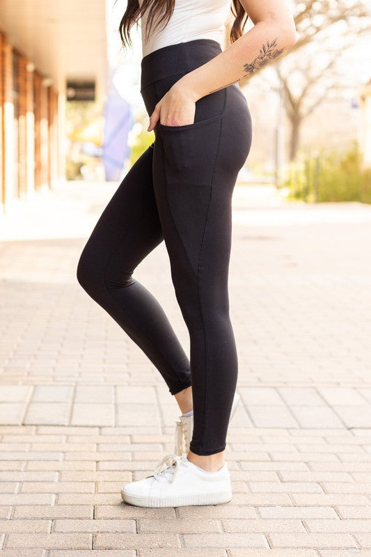 Sleek Pocket Collection Full Length Leggings R2