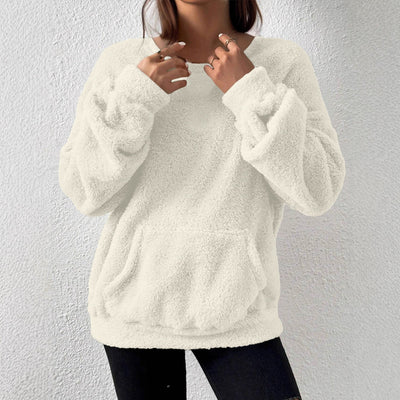 Women's Casual Long-Sleeved Solid Color Sweater
