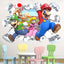 Super Mario Waterproof Wall Stickers for Kids' Rooms