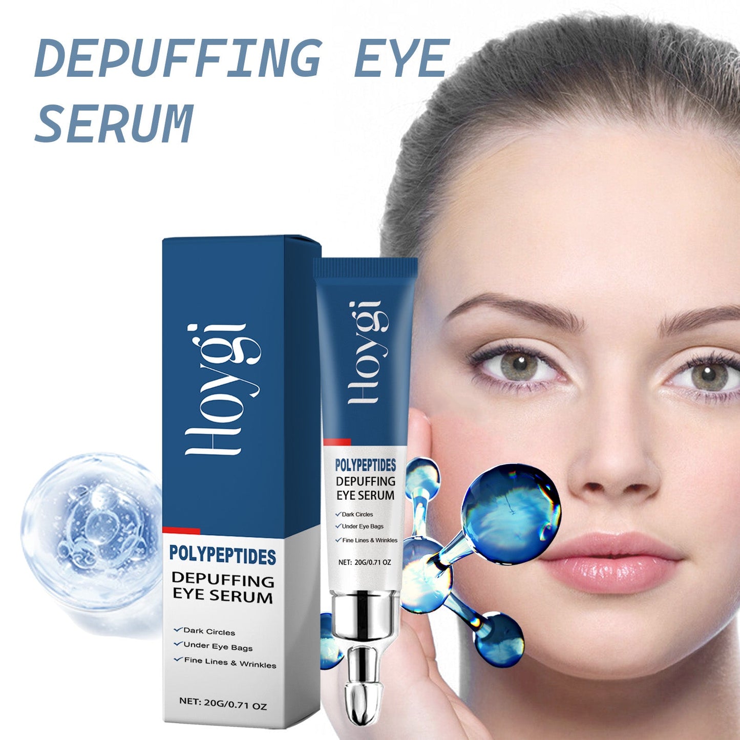Sérum Revitalisant pour les Yeux pour une Peau Éclatante et Hydratée