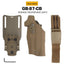 Holster tactique pour pistolet gauche 6354DO pour Glock 17