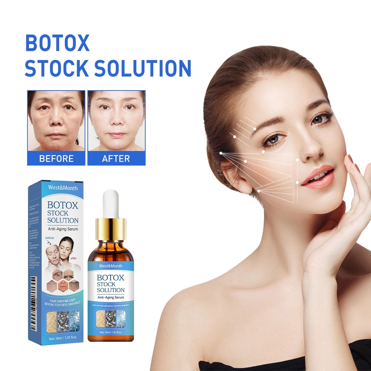 Collagen Face Essence Gently Nourishes Skin Hydrating And Moisturizing Face Care Essence - Korvel