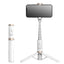 Mobile Phone Bluetooth Selfie Stick with Rotating Fill Light and Hidden Tripod Live Streaming Stand - Korvel