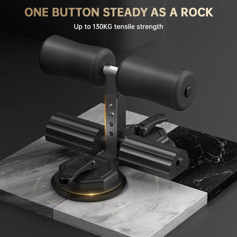 Portable Self-Suction Sit-up Bar Abdominal Core Trainer Movement Auxiliary Device Adjustable Sit Up Assistant - Korvel