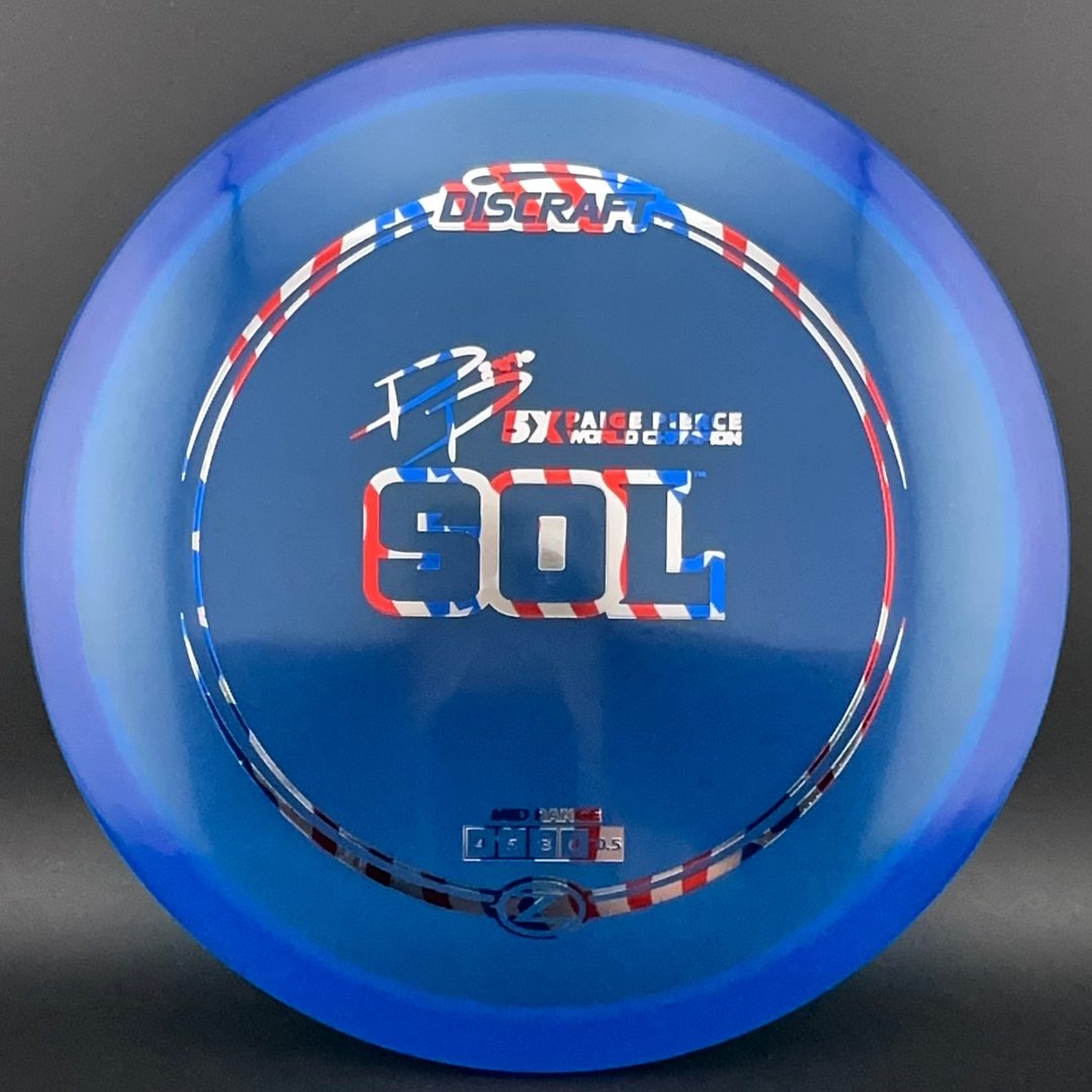 Signature Z Sol - Paige Pierce 5X Champion du Monde Disc
