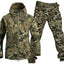 Outdoor Shark Skin Thermal Suit - Special Forces Camouflage