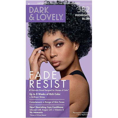 Dark and Lovely Fade-Resistant Permanent Hair Color - Midnight Blue