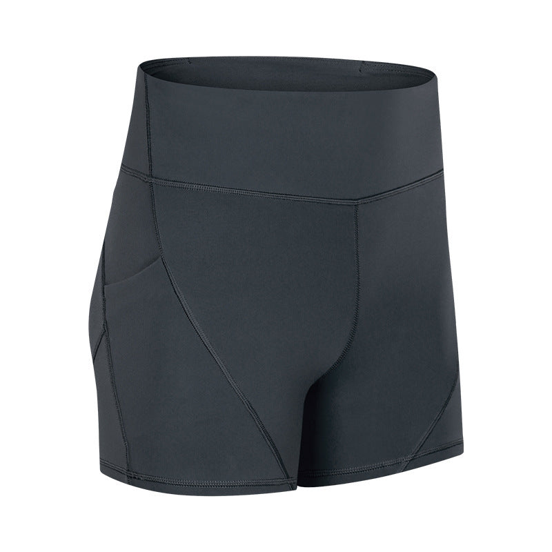 SHINBENE High Waisted Soft Cotton Feel Athletic Shorts