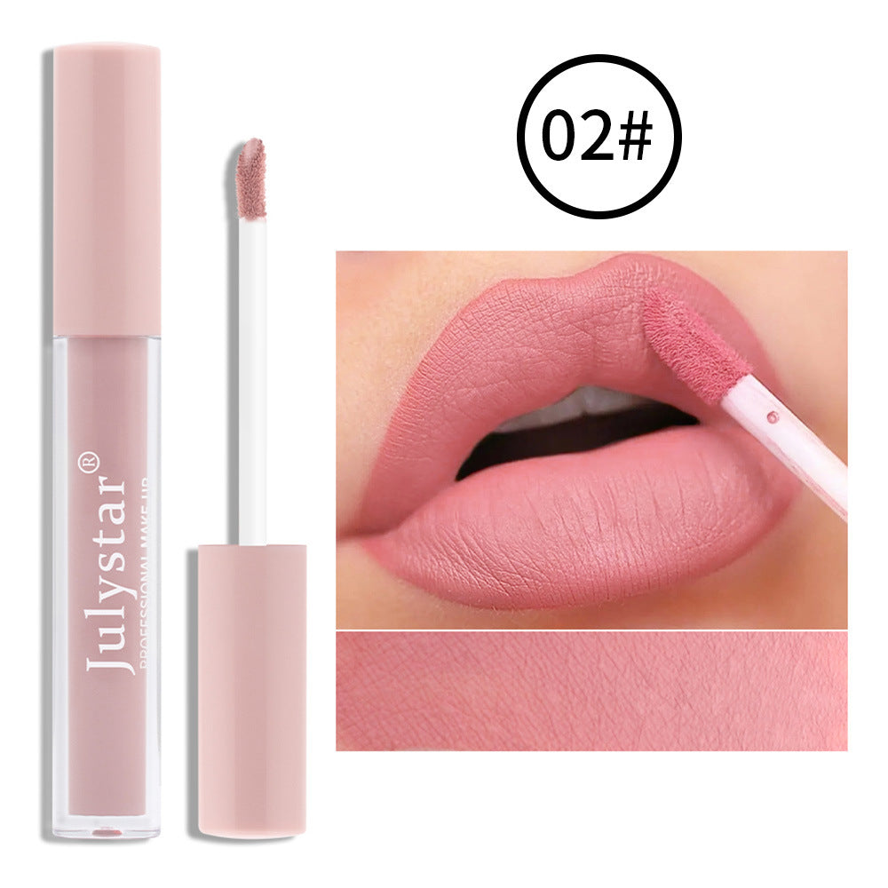 Fog Matte Makeup Free Ice Cream Lip Glaze Velvet Does Not Stick To Lip Mud - Korvel