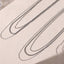 Fashionable Cuban titanium steel necklace hip-hop style multi-layer layered women's collarbone chain - Korvel