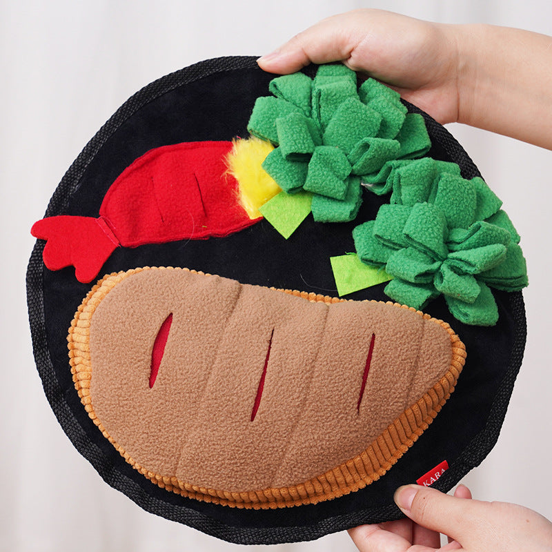 Dog sniffing mat hidden food sniffing blanket pet toy - Korvel
