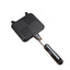 Aluminum Sanming Pan Round Double-sided Pattern Waffle Mold Home Breakfast Pancake Tool - Korvel