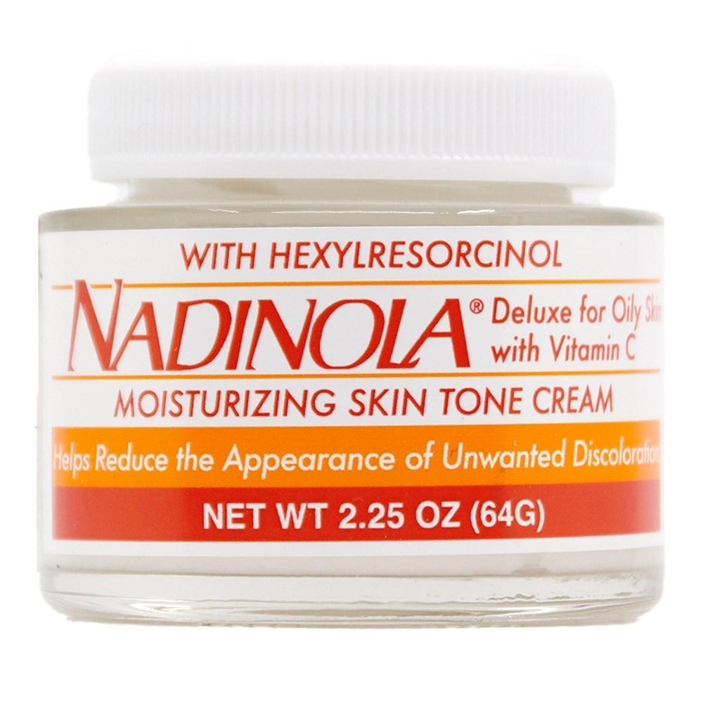 Crema Desvanecedora de Piel Nadinola Deluxe para Piel Grasa, 2.25 Oz