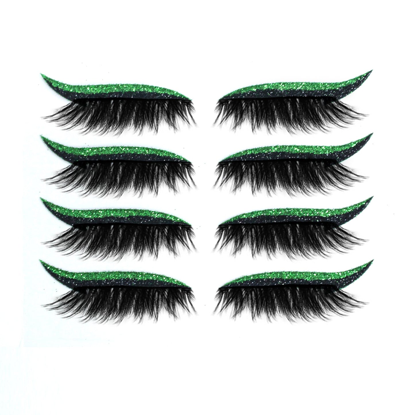 New Glitter Self-Adhesive Eyeliner Eyeshadow Sticker Double Eyelid False Eyelashes Waterproof Party Eye Makeup Sticker - Korvel