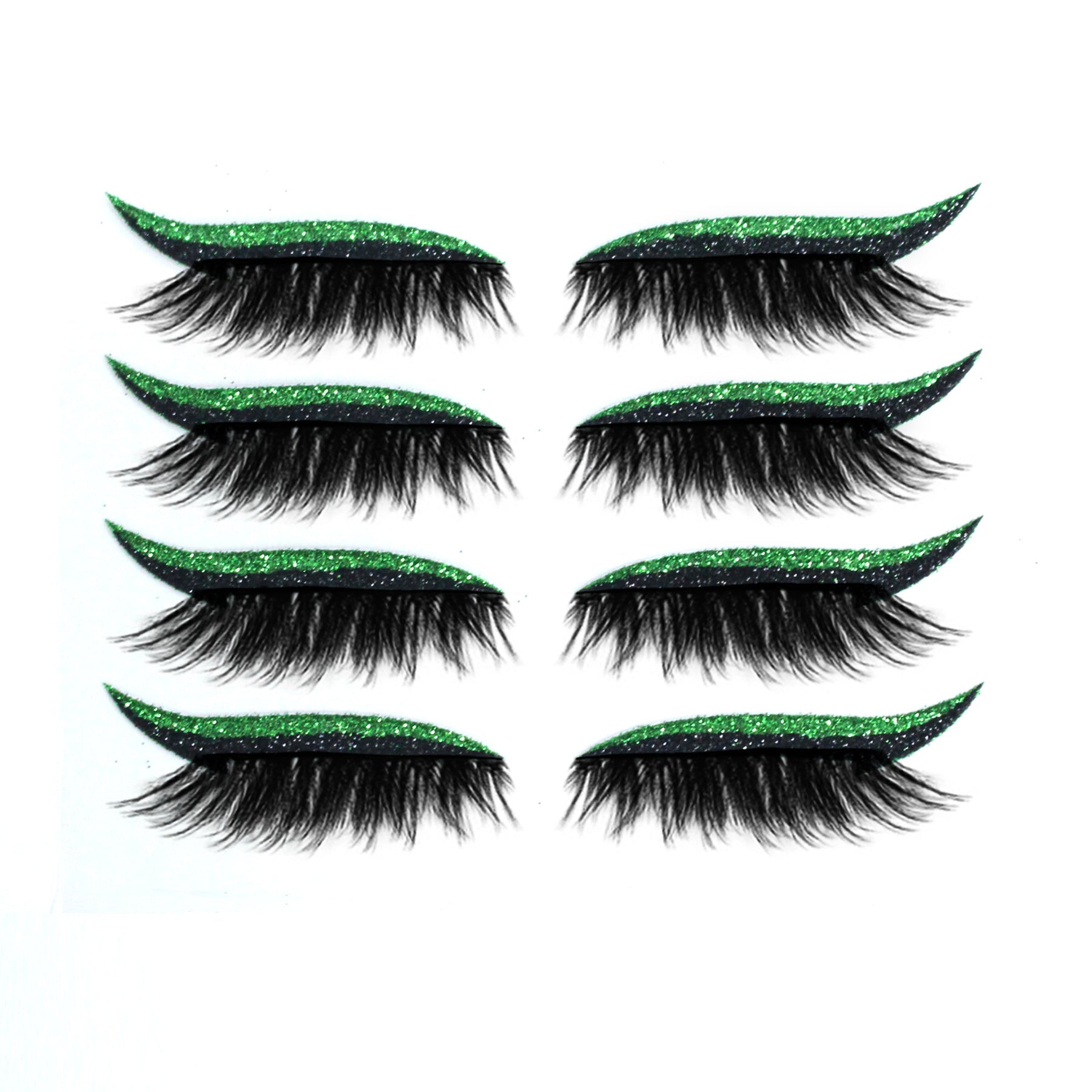 New Glitter Self-Adhesive Eyeliner Eyeshadow Sticker Double Eyelid False Eyelashes Waterproof Party Eye Makeup Sticker - Korvel