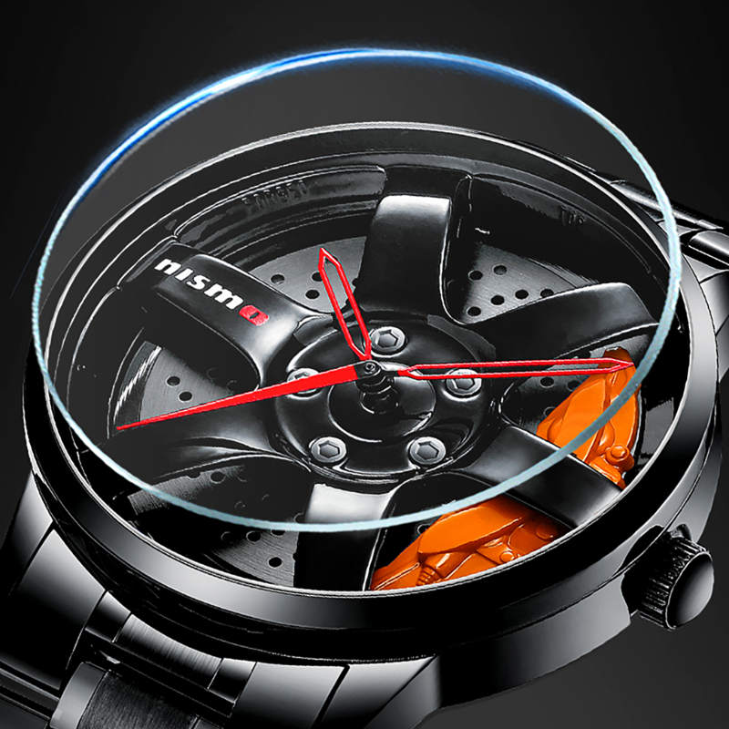 Montre de luxe sportive pour homme NIBOSI Wheel Rim