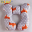Baby head protection U-shaped pillow stroller fixed head pillow Car seat sleeping protection head and neck pillow - Korvel