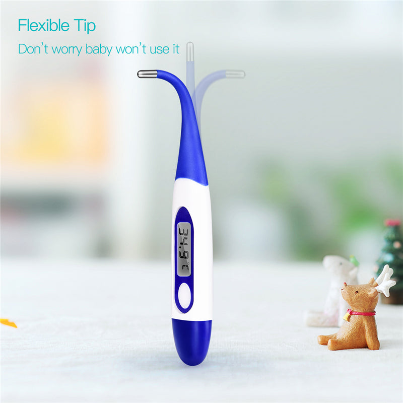 Adult And Infant Kids Baby Body Electronic Digital Temperature Electronic thermometer anal armpit LCD Display With Soft Head 37 - Korvel