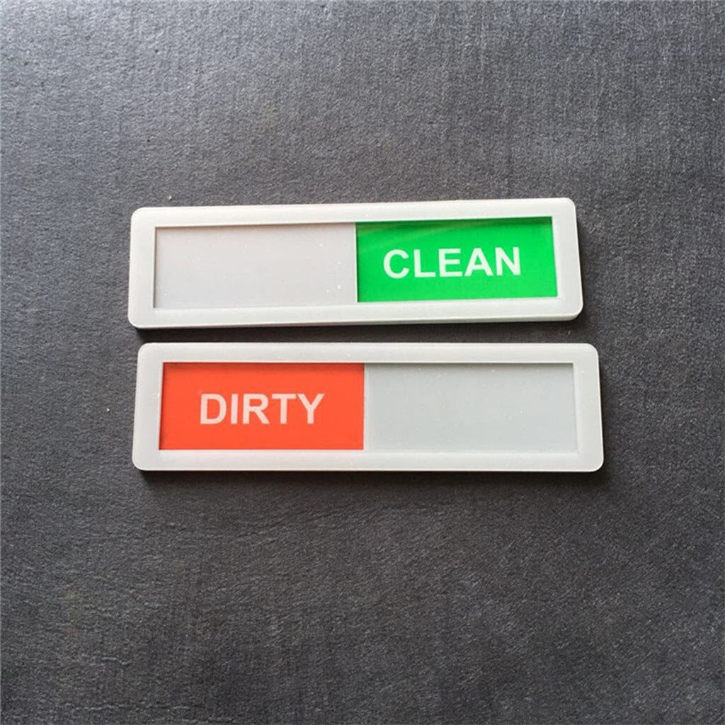 Magnetic Clean Dirty Dishwasher Sign for Home Decor